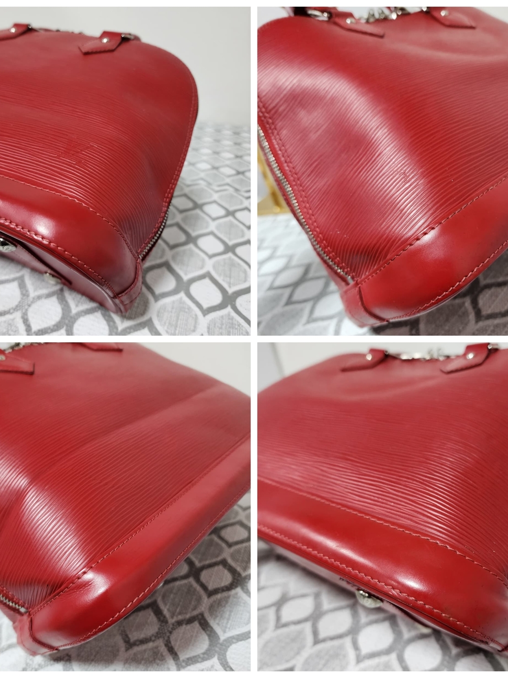 LOUIS VUITTON Epi Alma PM Bag Red - Picture 14 of 14